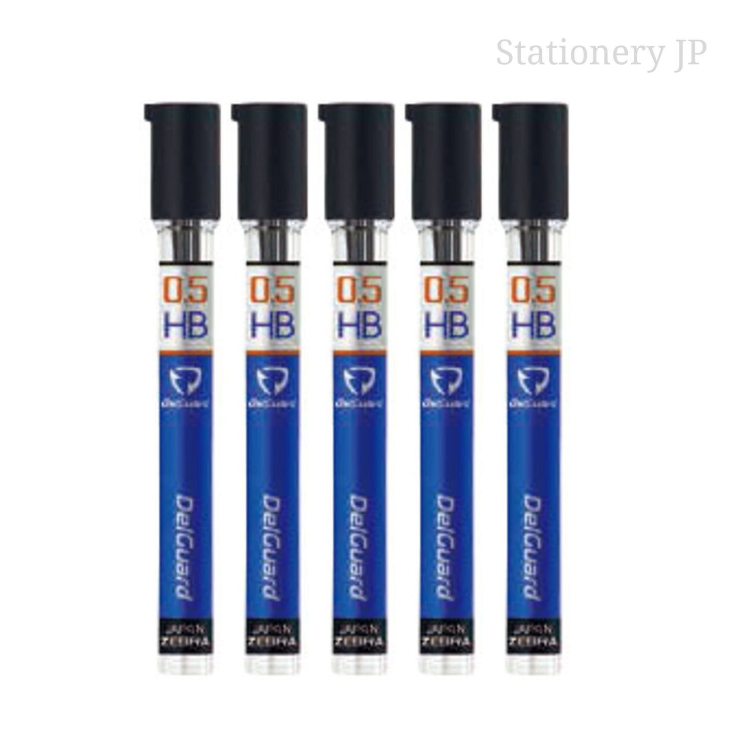 Zebra DelGuard Mechanical Pencil Leads 0.5mm HB, 5 Pack/total 200 Leads, Sticky Notes Value Set