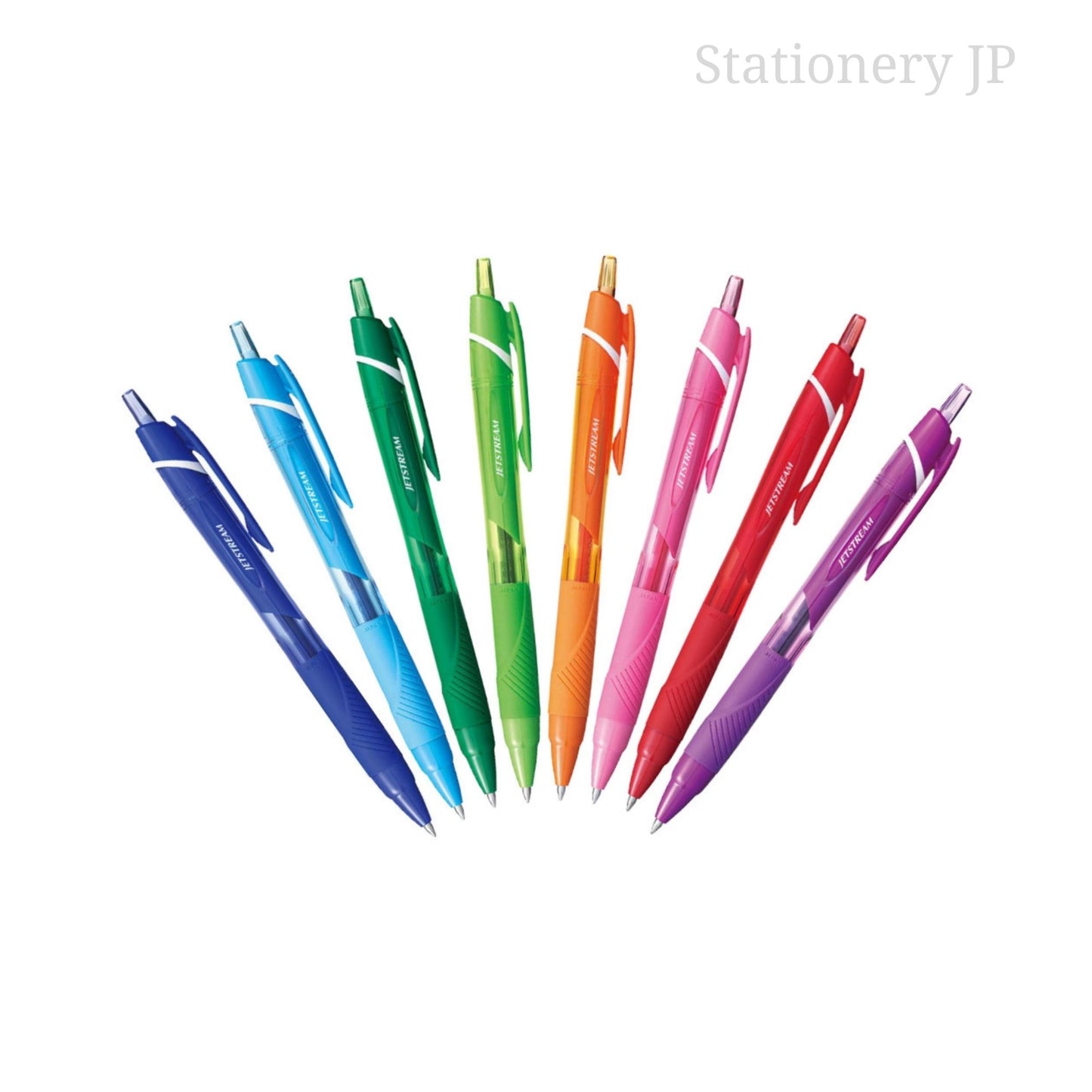 Jetstream Retractable Ballpoint Pen, Medium Point 0.7mm, 8 Colors Set