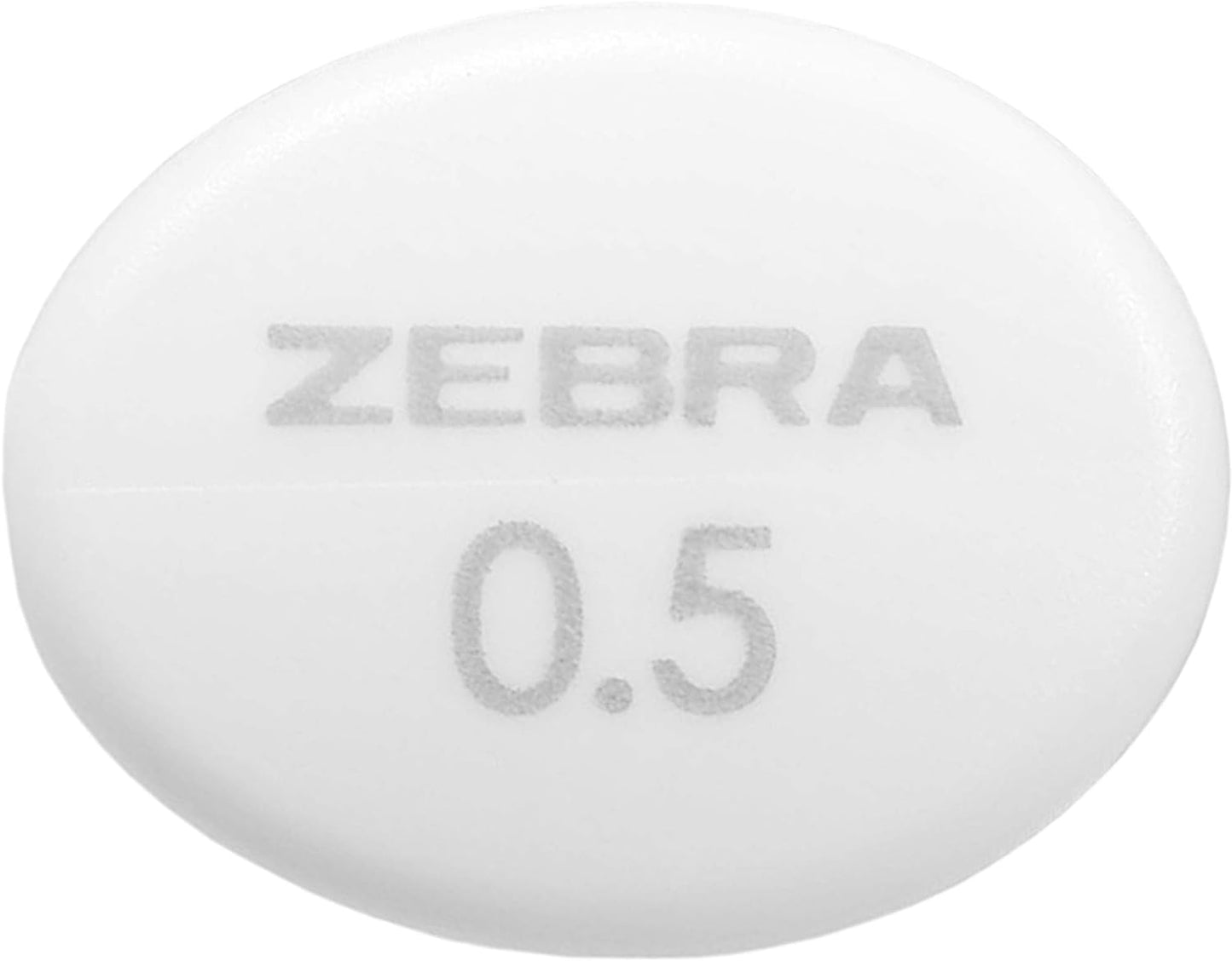 Zebra Blen Retractable Ballpoint Pen, Fine Point 0.5mm, White Body, 3 Colors Ink Set