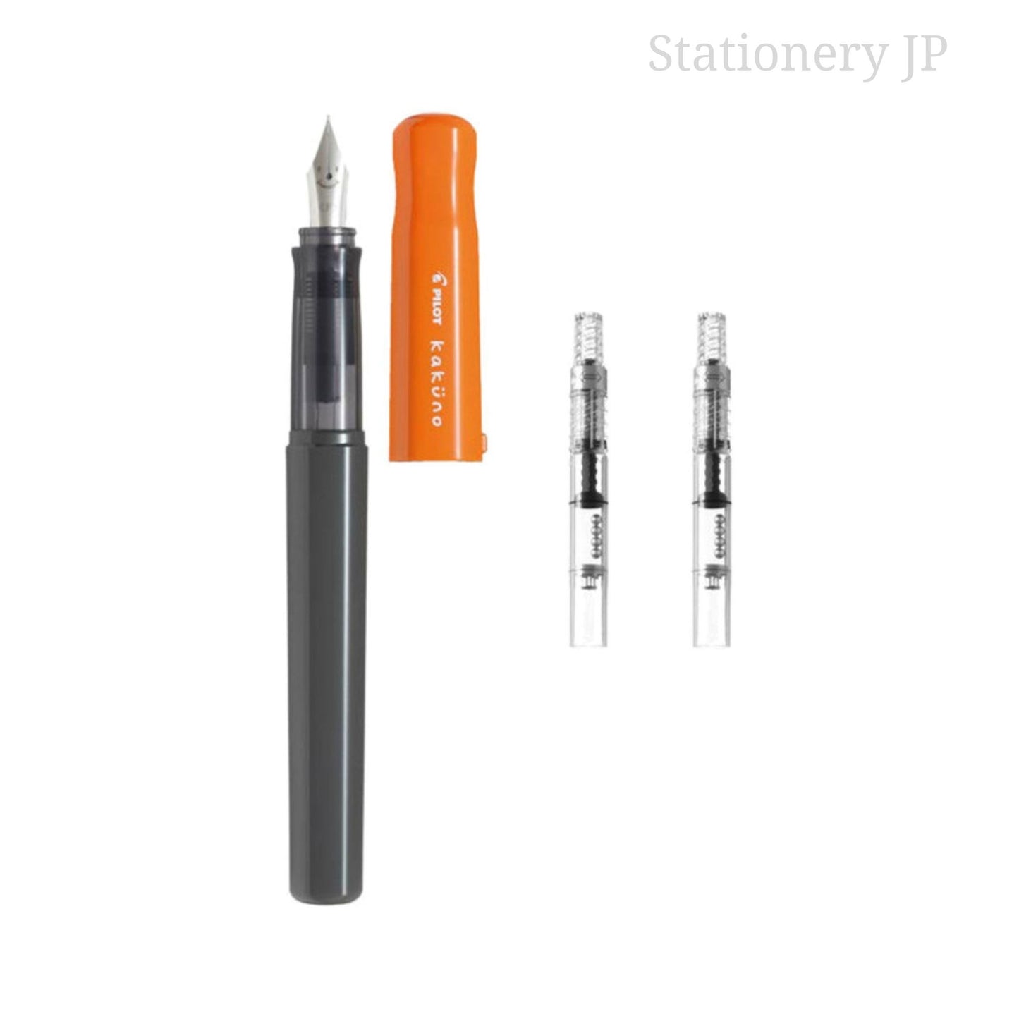 Pilot Kakuno Fountain Pen & Pen Converter (CON-40x2) Set