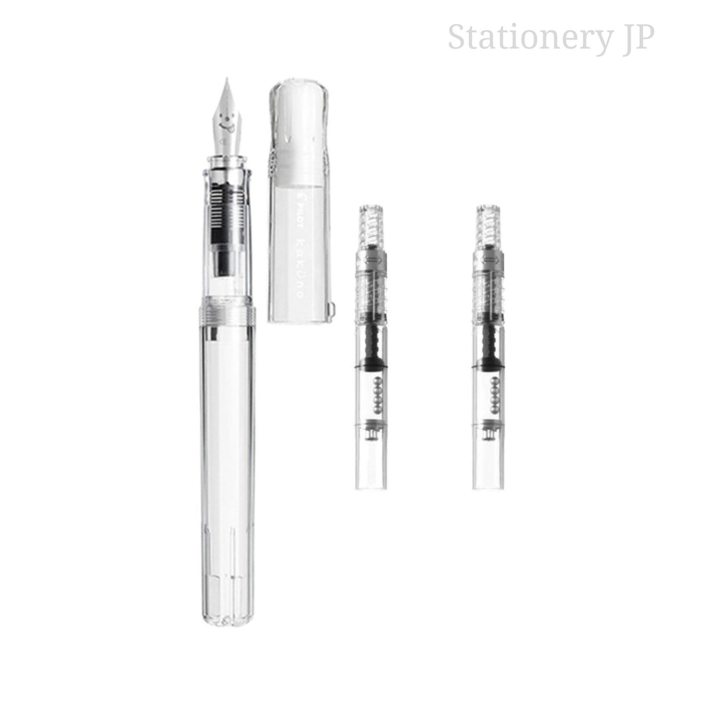 Pilot Kakuno Fountain Pen & Pen Converter (CON-40x2) Set