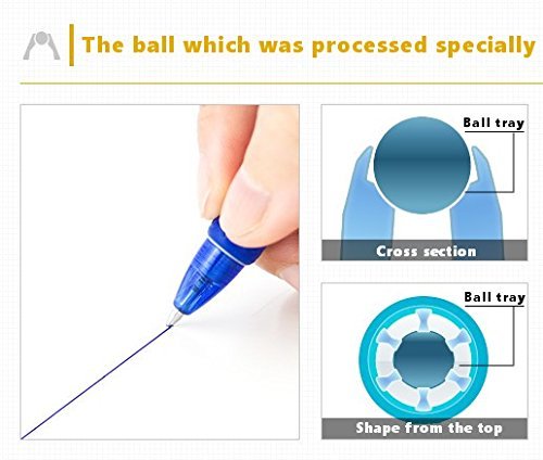 Pilot Acroball M Retractable Advanced Ink Ball Point Pens, Fine Point 0.7mm, Black Ink, 4 Pieces Set