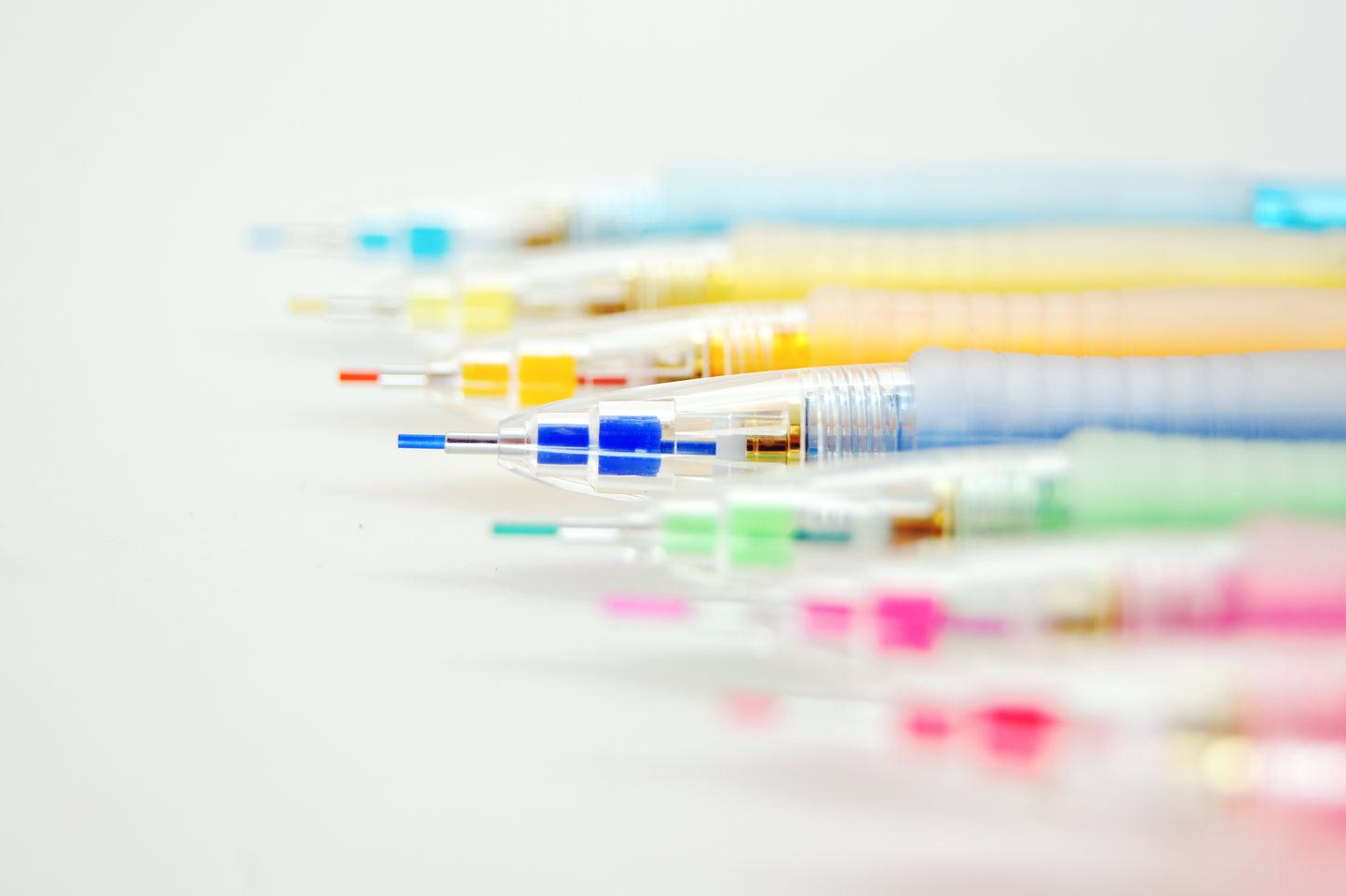 Pilot Color Eno Mechanical Pencil, 0.7mm, 8 Colors, 8 Mechanical Pencils & 8 Leads Set