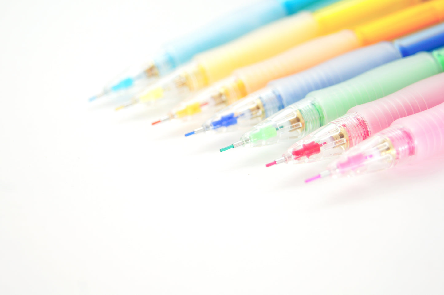 Pilot Color Eno Mechanical Pencil, 0.7mm, 8 Colors, 8 Mechanical Pencils & 8 Leads Set