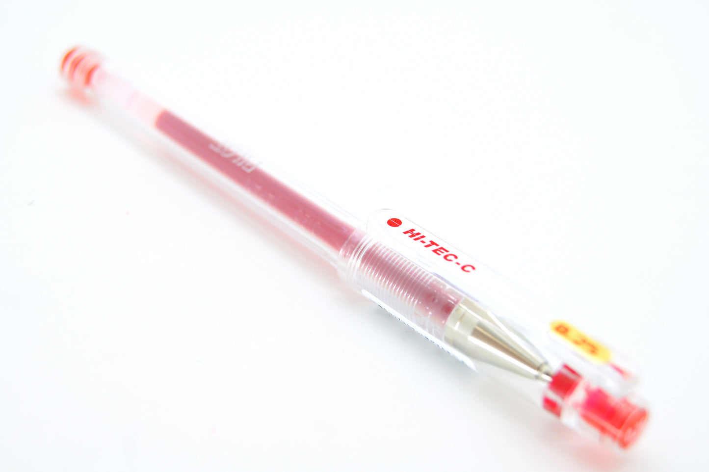 Pilot Hi-Tec-C 04 Gel Ink Pen, Ultra Fine Point 0.4mm, Red Ink, 5 Pieces Set