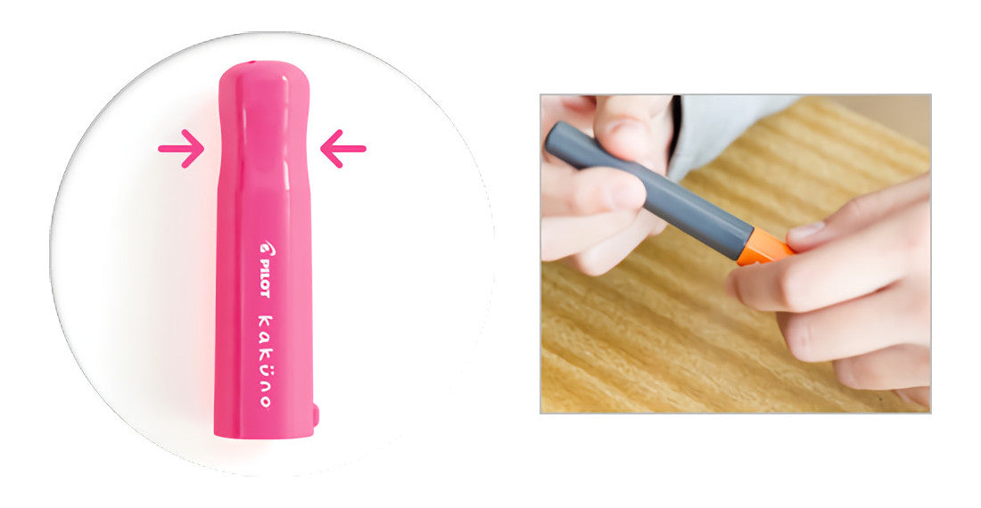 Pilot Kakuno Fountain Pen & Pen Converter (CON-40x2) Set