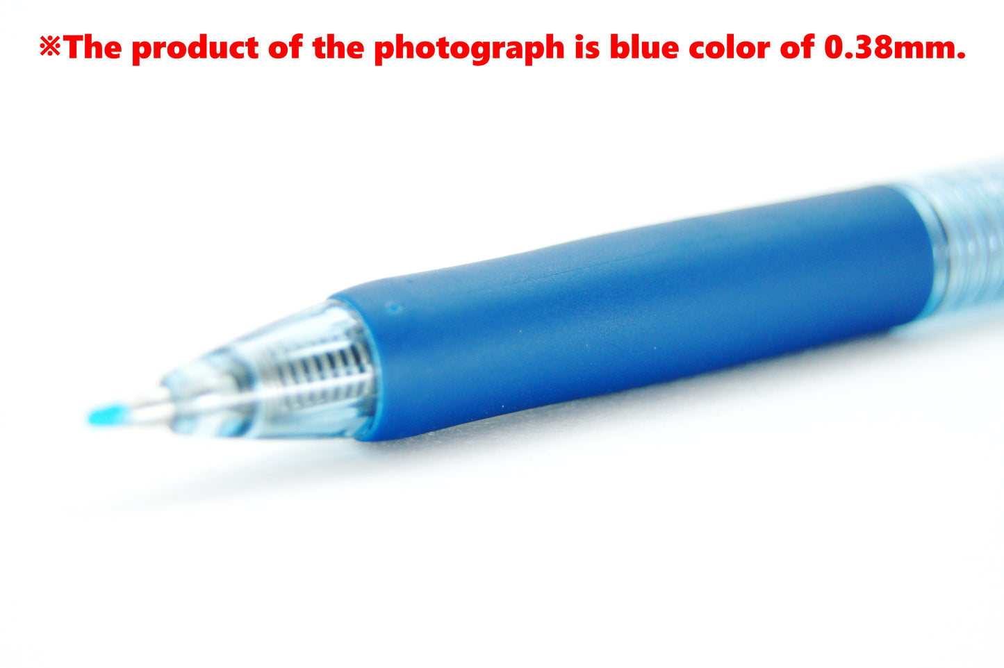 Signo RT Retractable Gel Ink Pen, Rubber Grip, Micro Point 0.38mm, Red Ink, 5 Pieces Set