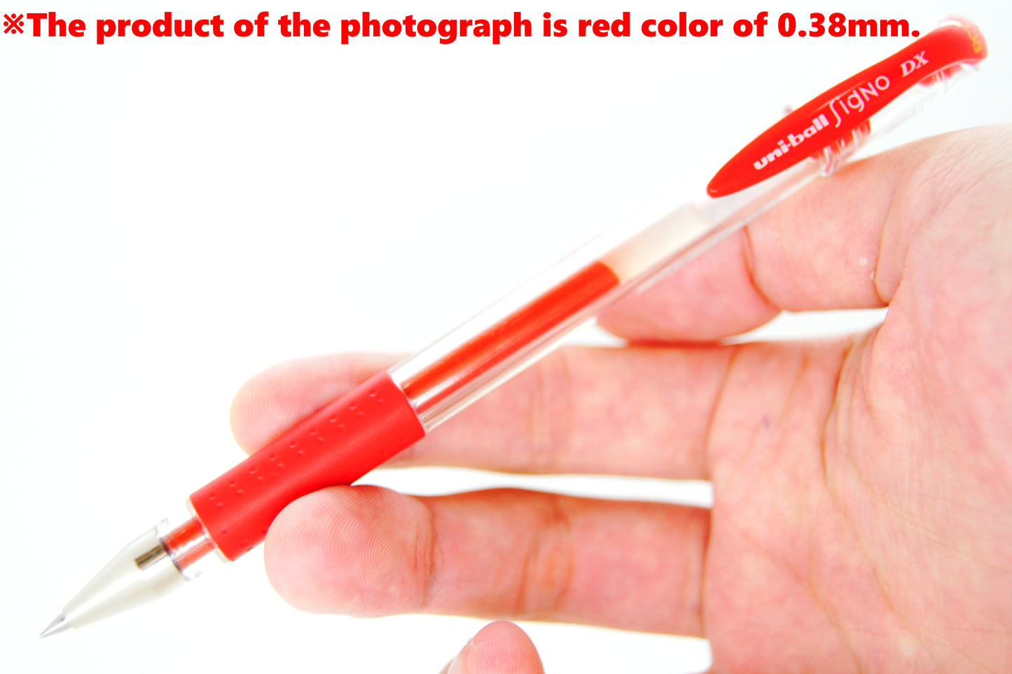 Signo Capped Gel Ink Pen, UM-151DX, Micro Point 0.38mm, Blue Ink, 5 Pieces Set