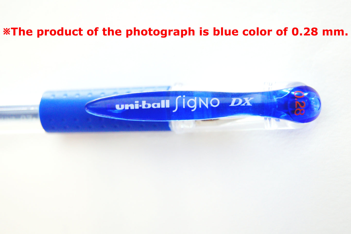 Signo Capped Gel Ink Pen, UM-151DX, Ultra Micro Point 0.28mm, Blue Ink, 5 Pieces Set