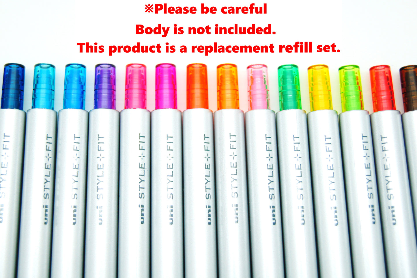 Signo Gel Ink Refills for Style Fit Gel Multi Pen 0.28mm 10 Colors Set