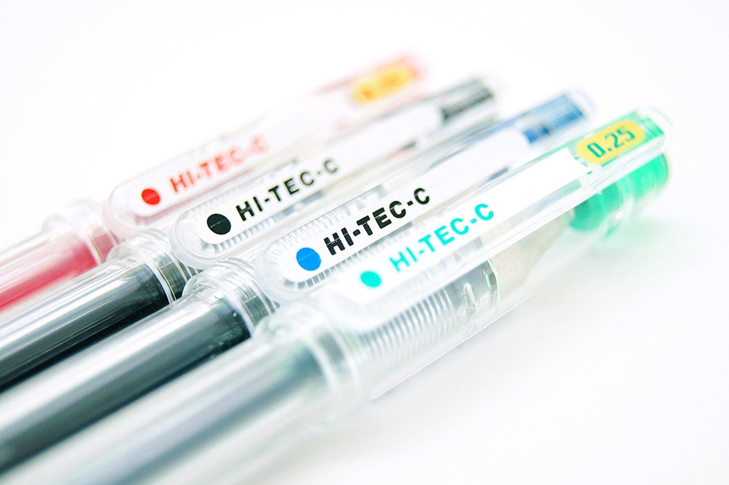 Pilot Hi-Tec-C 04 Gel Ink Pen, Ultra Fine Point 0.4mm, Blue Black Ink, 5 Pieces Set