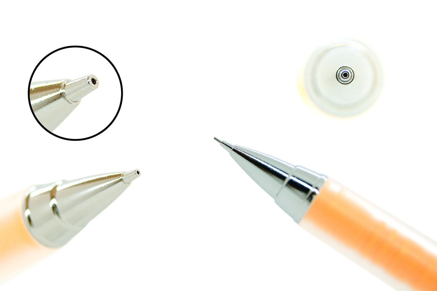 Pilot AirBlanc Mechanical Pencil 0.3mm 6 Color Body(Soft Blue/Green/Pink/Orange/White/Violet) Pens, 6 Pieces Set