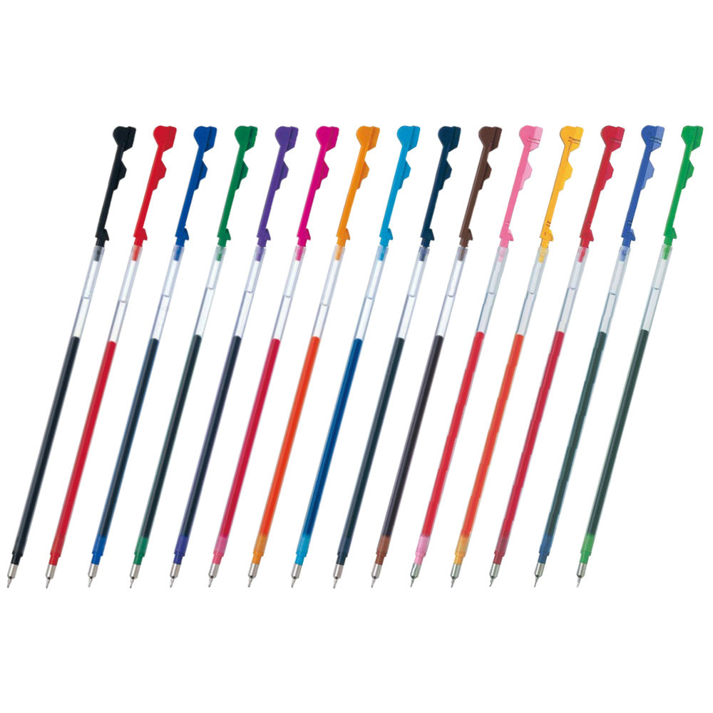 Pilot Hi-tec-c Coleto Gel Ink Pen Refill, 0.5mm 15 Color Refills, Sticky Notes Value Set