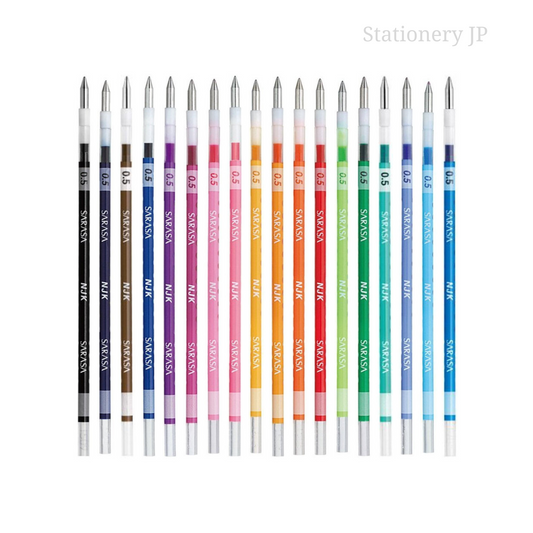 Zebra Sarasa Select Multi Pen Refill, 0.5mm 18 Color Refills