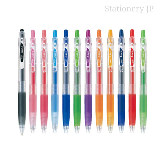 Pilot Juice 038 Retractable Gel Ink Pen, Ultra Fine Point, 0.38mm, 12 Colors Set