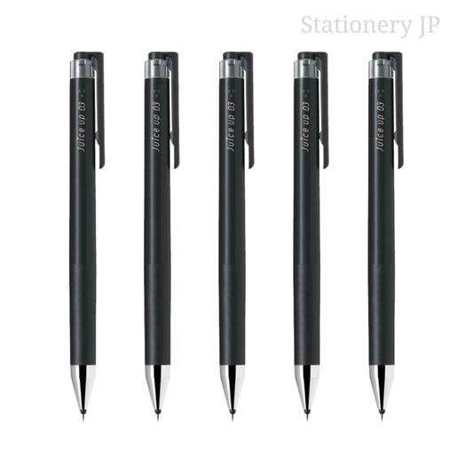 Pilot juice up 03 Retractable Gel Ink Pen, Hyper Fine Point 0.3mm, Black Ink, 5 Pieces Set