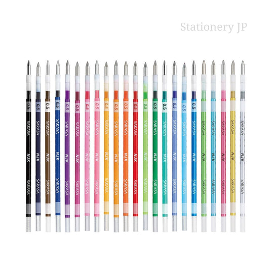 Zebra Sarasa Select Multi Pen Refill, 0.5mm 23 Color Refills