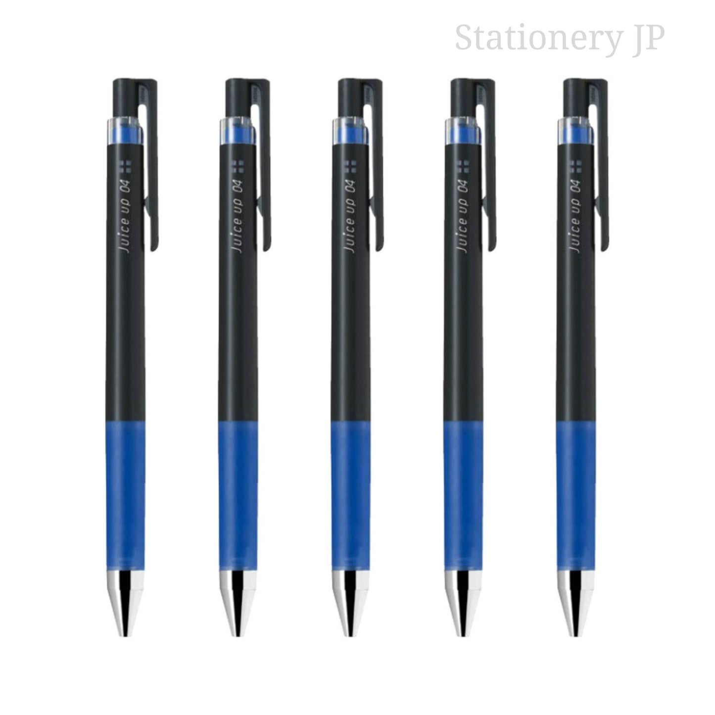 Pilot juice up 04 Retractable Gel Ink Pen, Ultra Fine Point 0.4mm, Blue Ink, 5 Pieces Set