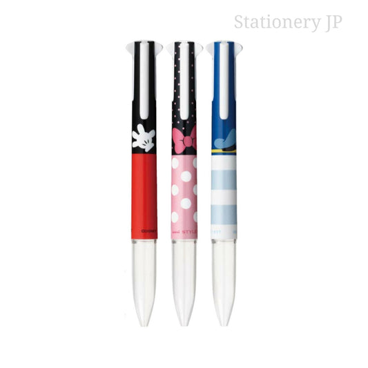 Disney Style Fit 5 Color Multi Pen Body Component, Mickey/Minnie/Donald, 3 Designs Set