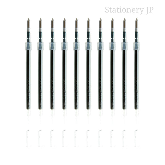 SXR-10 Refills for Jetstreem Ballpoint Pen, 1.0mm, Black Ink, 10 Pieces Set