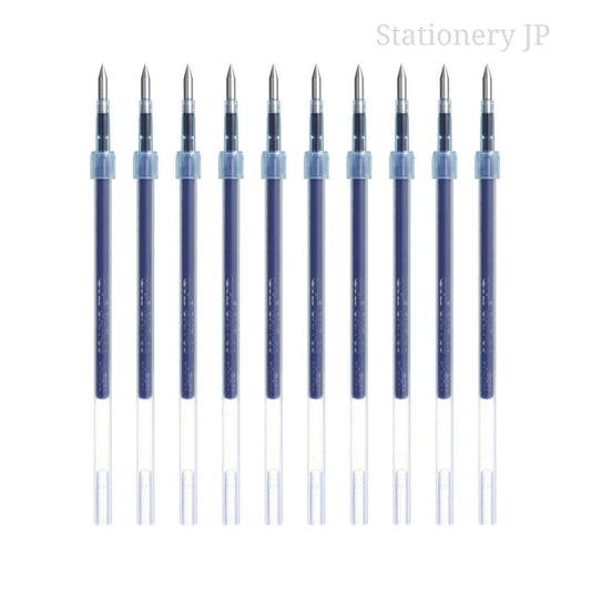 SXR-38 Refills for Jetstreem Ballpoint Pen, 0.38mm, Blue Ink, 10 Pieces Set