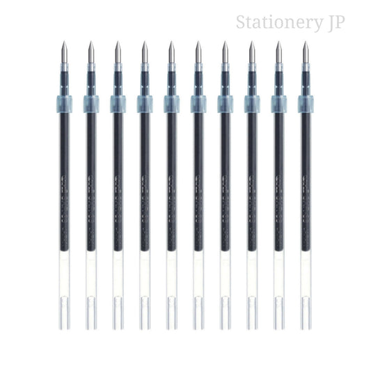 SXR-38 Refills for Jetstreem Ballpoint Pen, 0.38mm, Black Ink, 10 Pieces Set
