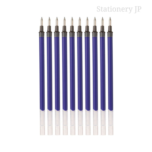 UMR-1-05 Refills for Signo Gel Ink Ballpoint Pen, UM-151 DX, 0.5mm, Blue Ink, 10 Pieces Set