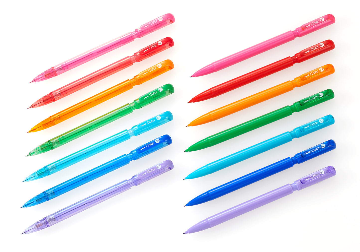 Color Mechanical Pencil 0.5mm Blue & NanoDia Color Mechanical Pencil Leads 3-pack/total 60 Leads