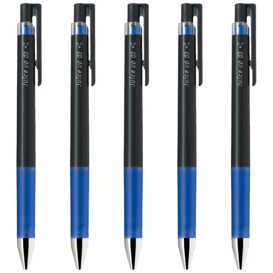Pilot juice up 03 Retractable Gel Ink Pen, Hyper Fine Point 0.3mm, Blue Ink, 5-Pack