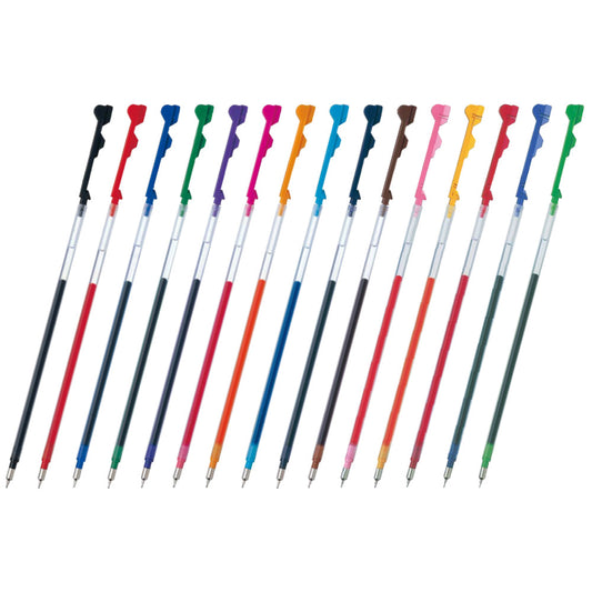 Pilot Hi-tec-c Coleto Gel Ink Pen Refill, 0.5mm 15 Color Refills, Sticky Notes Value Set